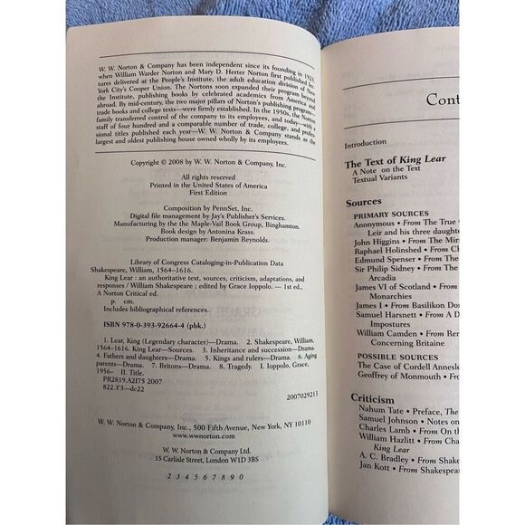 King Lear: A Norton Critical Edition - Picture 4 of 5